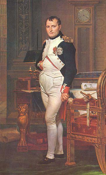 Napoleon in His Study, Jacques-Louis David